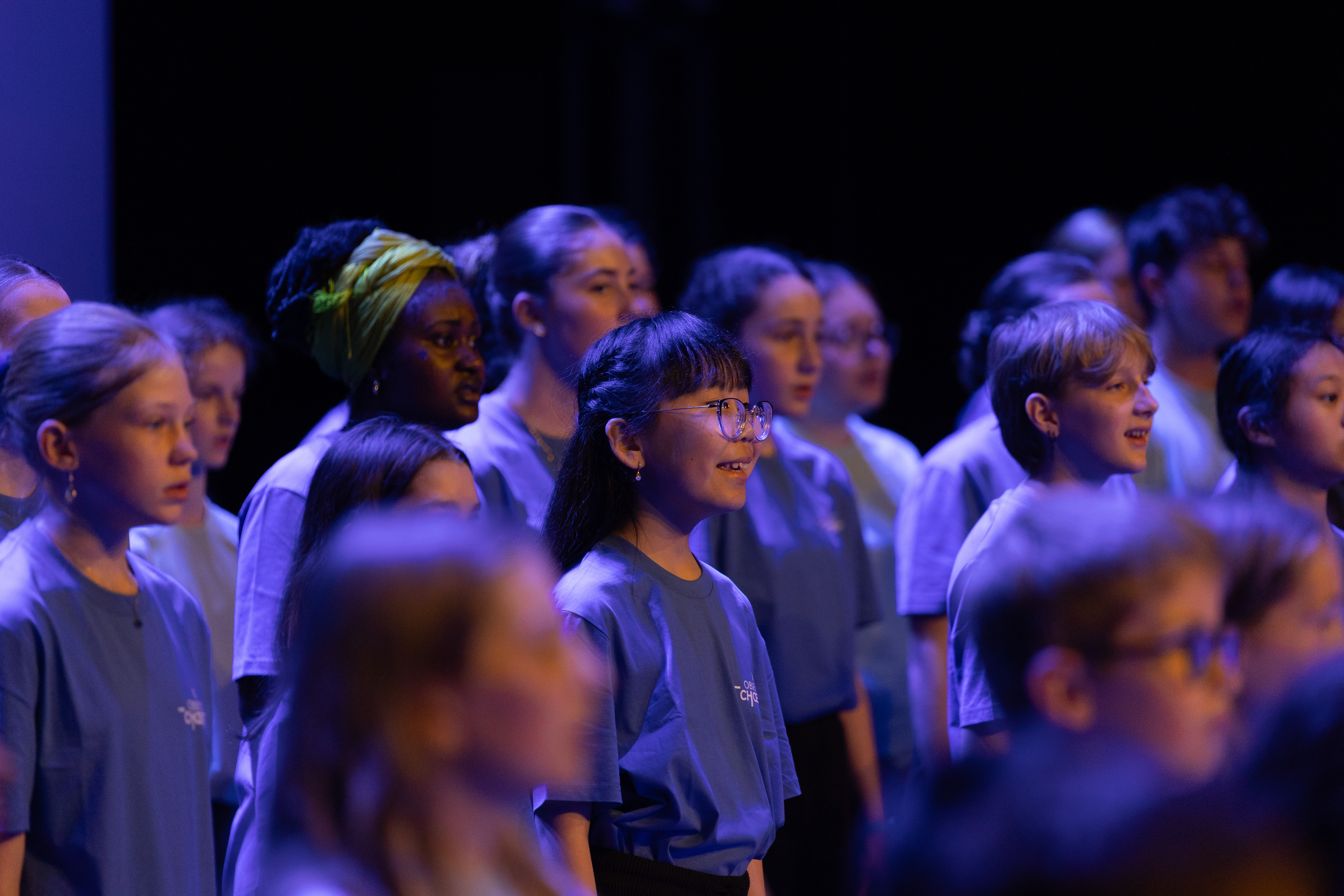 Chœur de jeunes Enfants chantant