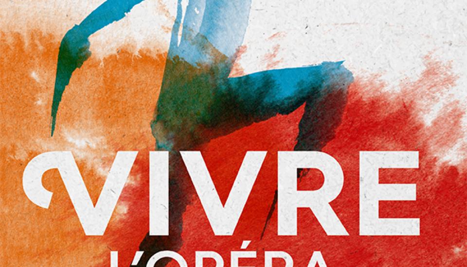 Vivre l'Opéra 21-22 silhouette dessinée d'un homme qui court