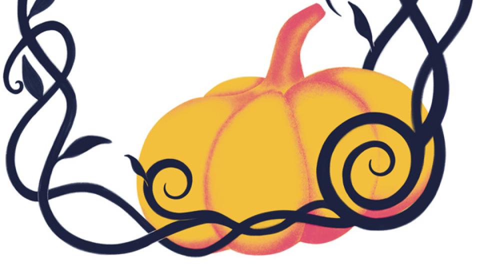 Visuel de la citrouille pour le spectacle de Cendrillon